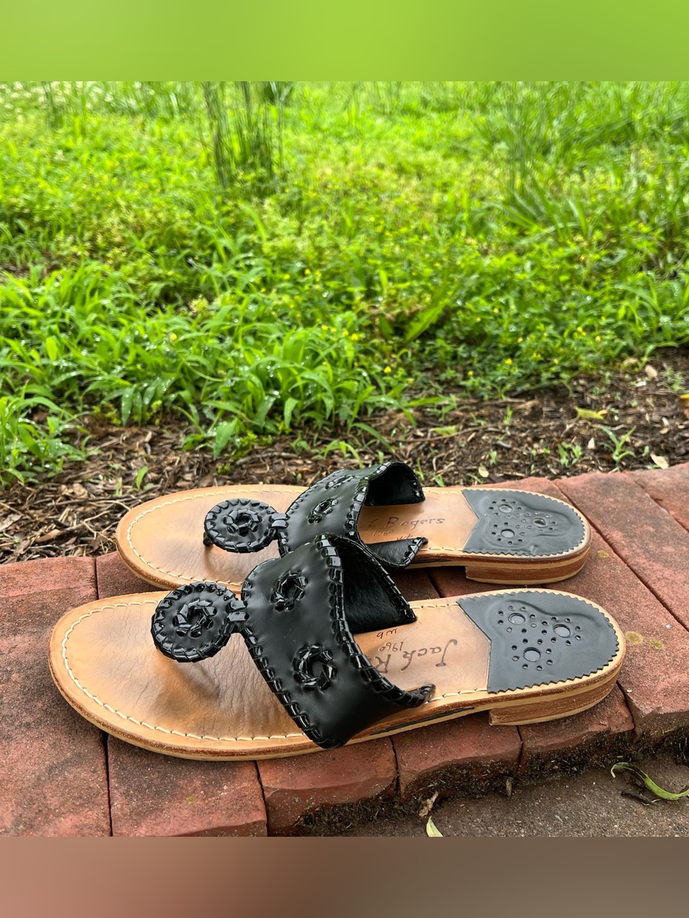 Original Jacks Sandal, Black thong sandals size 9 - Picture 6 of 6